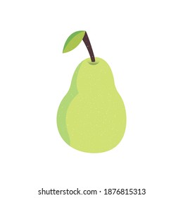 pear fruit design of healthy organic food theme Vector illustration