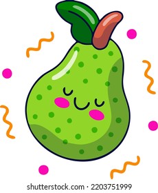 Pear Fruit Design Vector Illustration