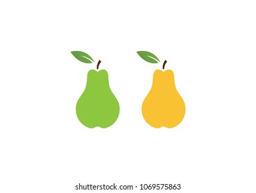 Pear Fruit Food Vector Illustration