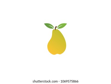 Pear Fruit Food Vector Illustration
