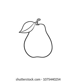 Outline Pear Images Stock Photos Vectors Shutterstock