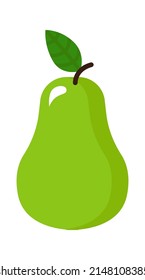 Birnensäfte. Gesundes Essen. Vektorgrafik