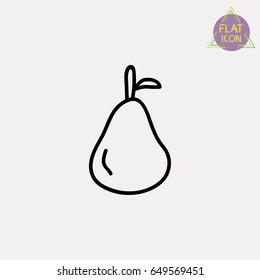 pear fruit icon