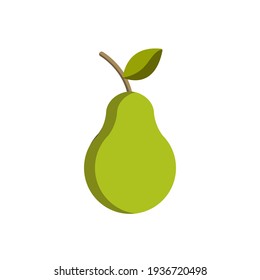 Pear Fruit Icon Of Color Style Vector Illustration Design