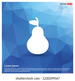 Pear fruit icon - Free vector icon