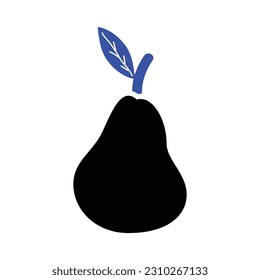 Pear Fruit Icon , Vector Graphics