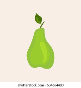 Pear fruit icon vector illustration