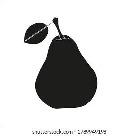 fruta de pera. ilustración para diseño web y móvil.