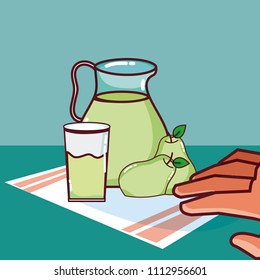 Pear fruit juice