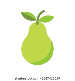 Una fruta de pera en luz