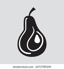 pear fruits in illustrator vectors