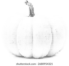 Pear Halftone Dots Brown Fruit Diseño de póster