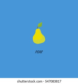 Pear hand drawn icon