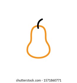 pear icon design template trendy