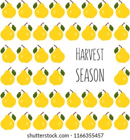 Pear icon in flat style.  Isolated object. logo. Vector illustration on white background