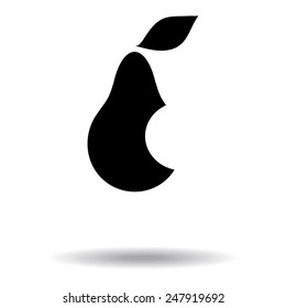 Pear icon. Illustration for design