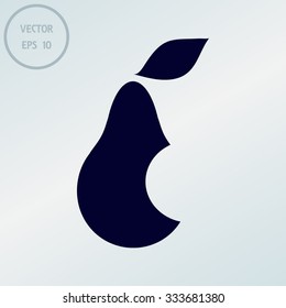 Pear icon. Illustration for design