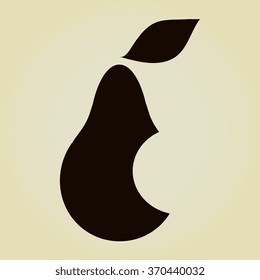 Pear icon. Illustration for design