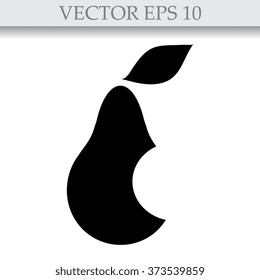 Pear icon. Illustration for design