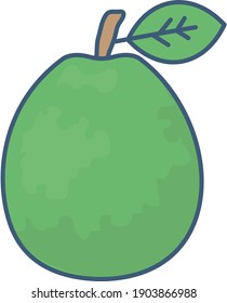 pear icon illustration isolated vector sign symbol
