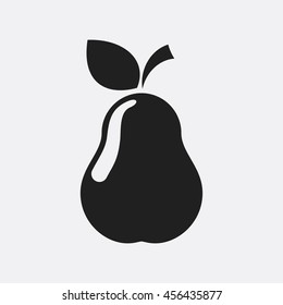 Pear icon illustration isolated vector sign symbol