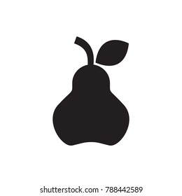 pear icon illustration isolated vector sign symbol