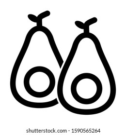 pear icon isolated sign symbol vector illustration - high quality black style vector icons
