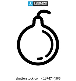 pear icon or logo isolated sign symbol vector illustration - high quality black style vector icons
