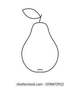 Pear Line Art Images Stock Photos Vectors Shutterstock