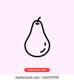 Pear icon modern vector style