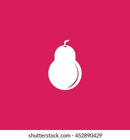 pear icon. pear sign