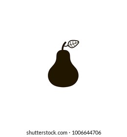 pear icon. sign design