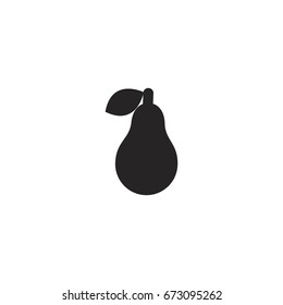 pear icon. sign design