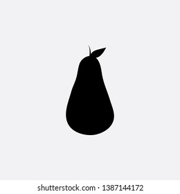 pear icon sign signifier vector