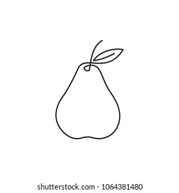 Pear Line Drawing Images Stock Photos Vectors Shutterstock