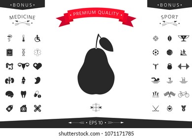 Pear icon symbol