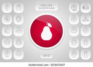 Pear icon symbol