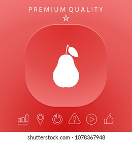 Pear icon symbol