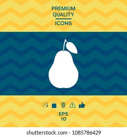 Pear icon symbol