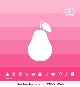 Pear icon symbol