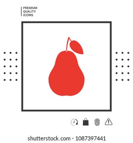 Pear icon symbol