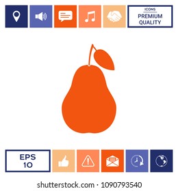 Pear icon symbol