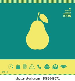Pear icon symbol