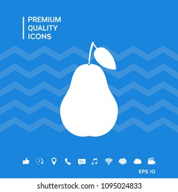 Pear icon symbol