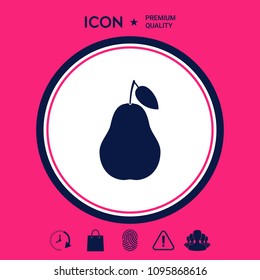 Pear icon symbol
