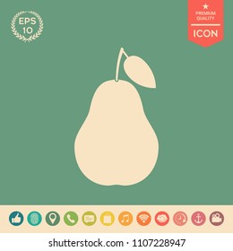 Pear icon symbol