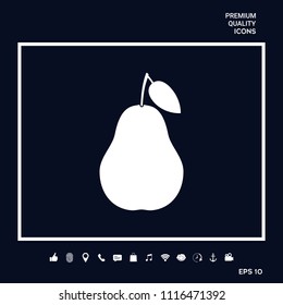 Pear icon symbol