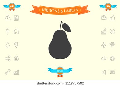 Pear icon symbol