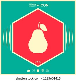 Pear icon symbol