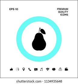 Pear icon symbol